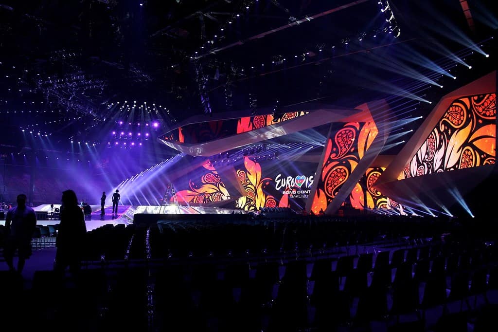 ESC 2012 Baku Stufenbeleuchtung